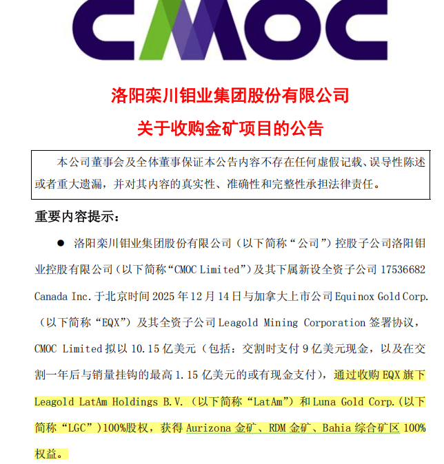 皇冠球網app
_掏出71亿元现金皇冠球網app
,河南巨头拿下国外四座金矿!