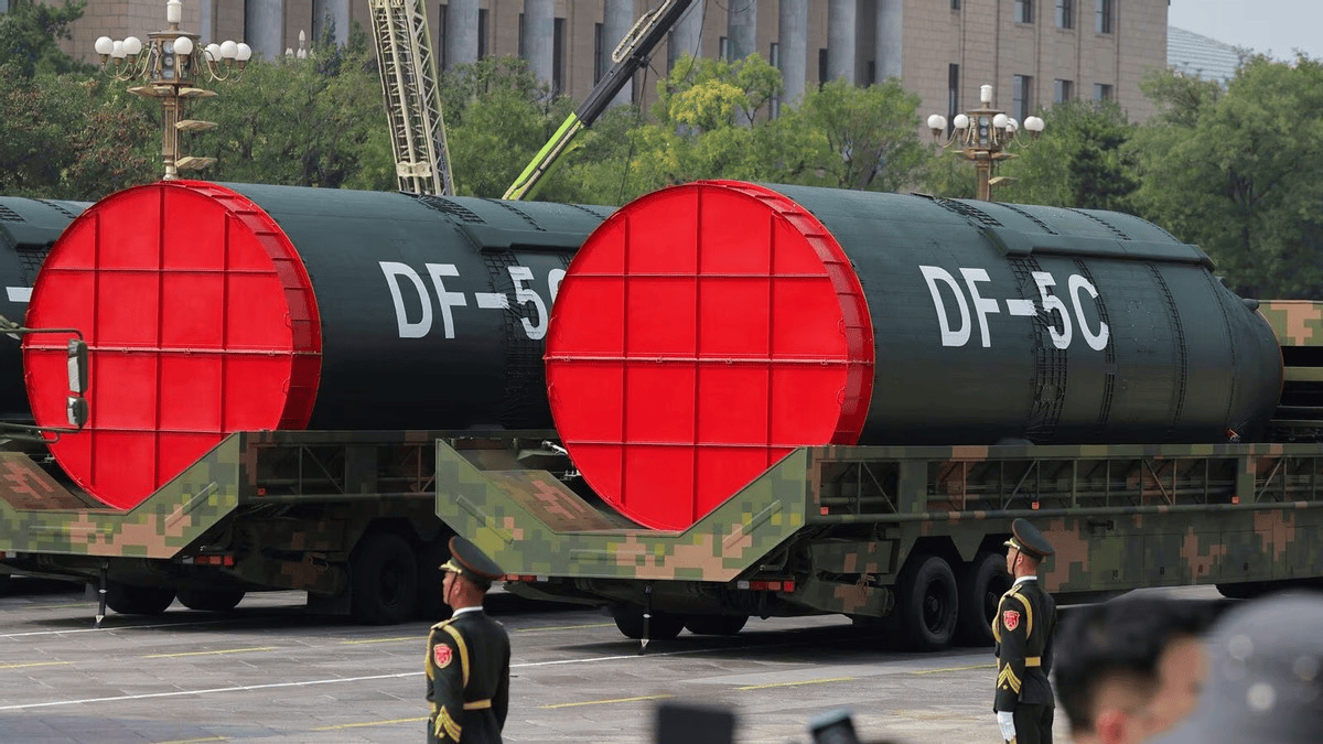 皇冠tg @mos011_美媒点评东风 5C：惊悚！若发射一枚到美国皇冠tg @mos011，会酿成怎样的景象？