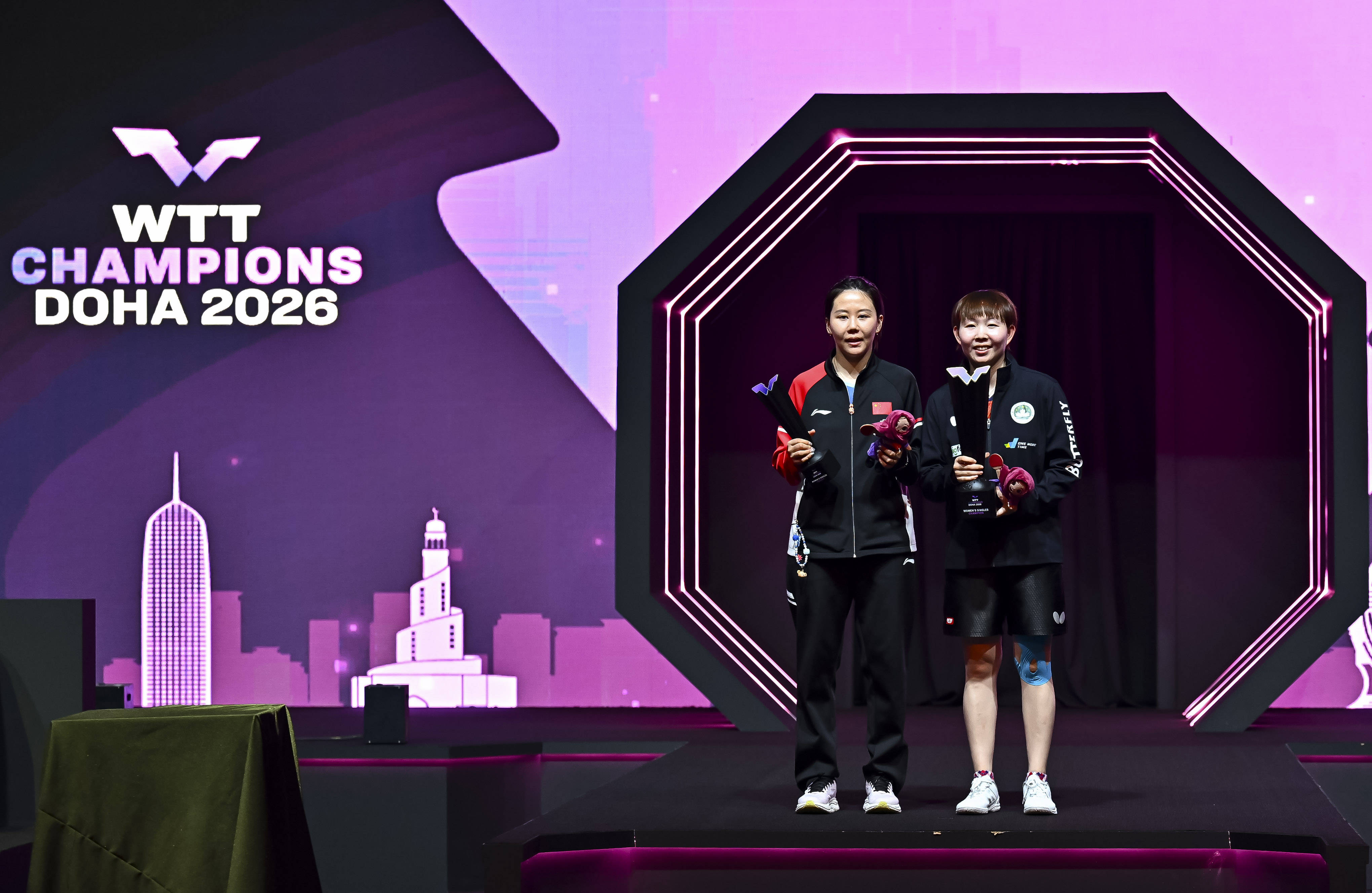 皇冠登2代理_（体育）乒乓球——WTT多哈冠军赛：朱雨玲女单夺冠