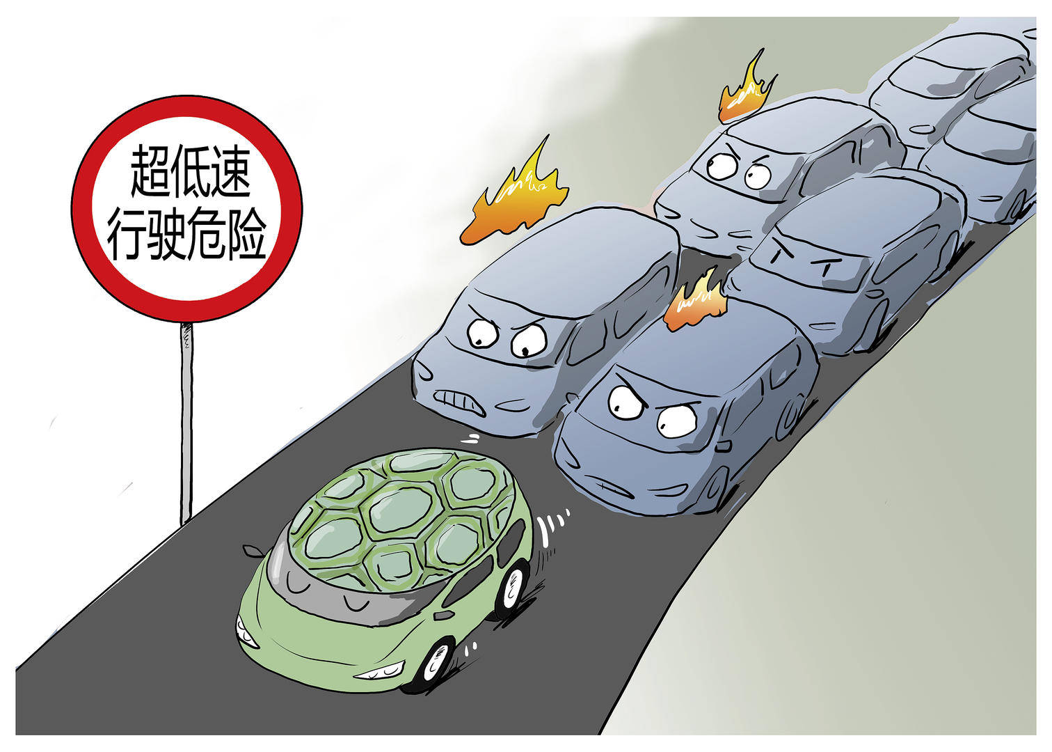 皇冠代理_有人高速开出时速30km皇冠代理，有人遇“龟速车”与大货车长时间并排行驶！多地交警喊话“龟速车”