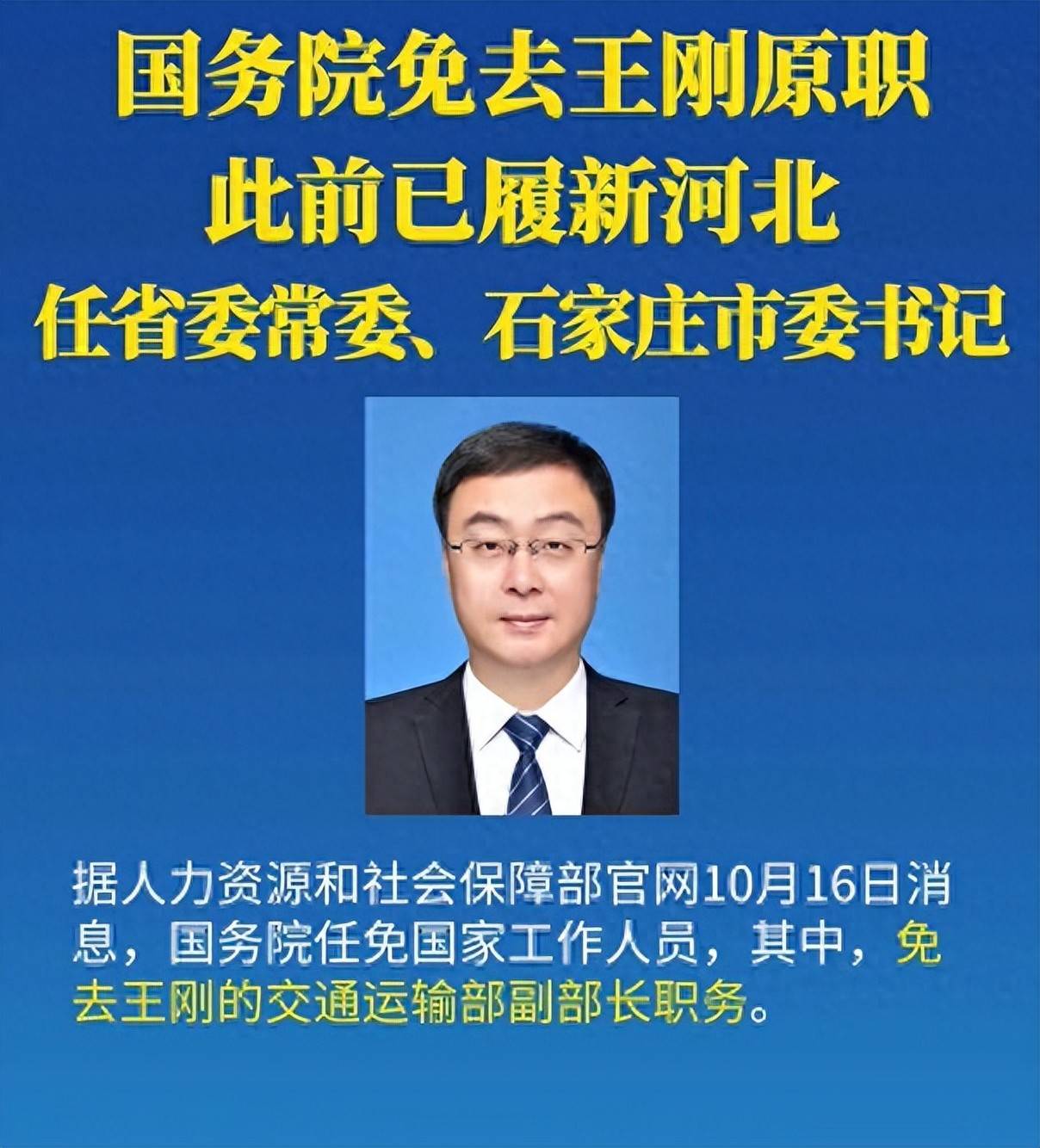 土耳其超级联赛_国务院免去王刚原职土耳其超级联赛，此前已履新河北，任省委常委、石家庄市委书记